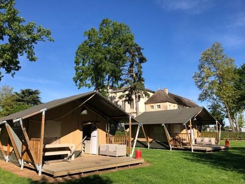 TENTE TOILE ET BOIS 5 personnes - Safari