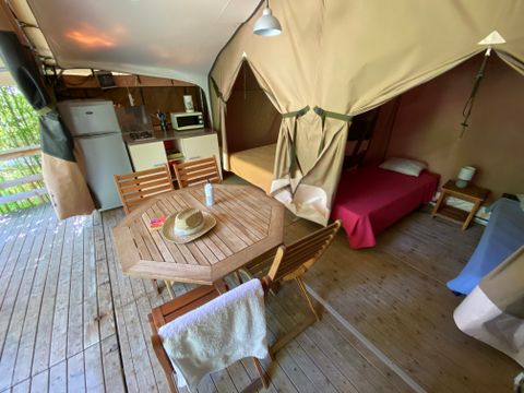 BUNGALOW TOILÉ 4 personnes - Lodge Victoria Confort + Sans sanitaire