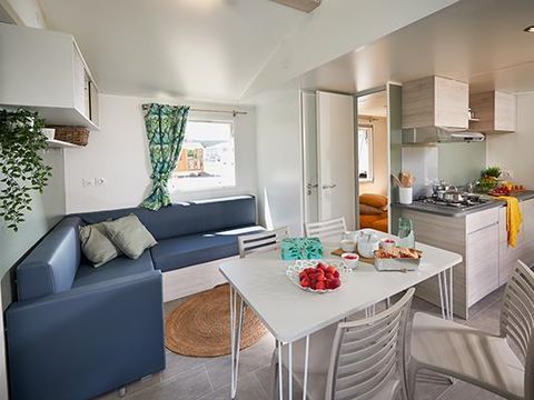 MOBILE HOME 4 people - Homeflower Premium 29 m² 2 bedrooms Air conditioning, Tv, dishwasher, XXL terrace