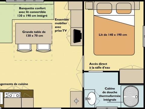 MOBILE HOME 6 people - MH2 29 sqm