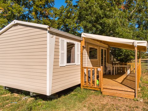 MOBILHOME 6 personnes - Confort 6p (35m²) avec terrasse couverte, climatisé