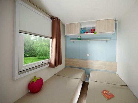 MOBILHOME 6 personnes - Confort 6p (35m²) avec terrasse couverte, climatisé