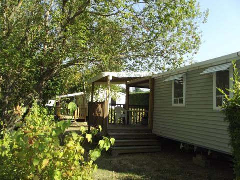 MOBILE HOME 4 people - Comfort 4p (27m²) with covered terrace, 2 bedrooms, air conditioned