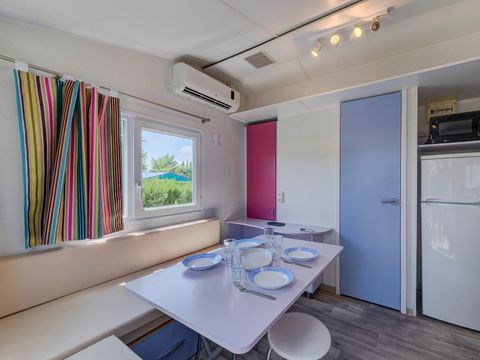 MOBILHOME 6 personnes - Classic | 2 Ch. | 4/6 Pers. | Terrasse surélevée | Clim.