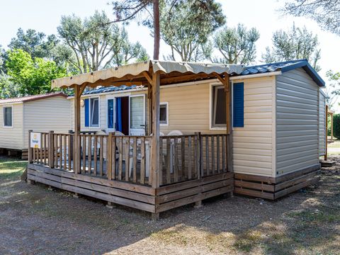 MOBILHOME 6 personnes - Classic | 2 Ch. | 4/6 Pers. | Terrasse surélevée | Clim.