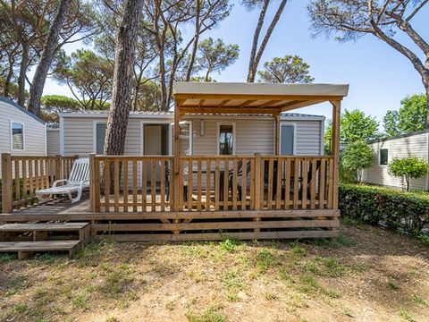 MOBILHOME 4 personnes - Comfort | 2 Ch. | 4 Pers. | Terrasse surélevée | Clim.