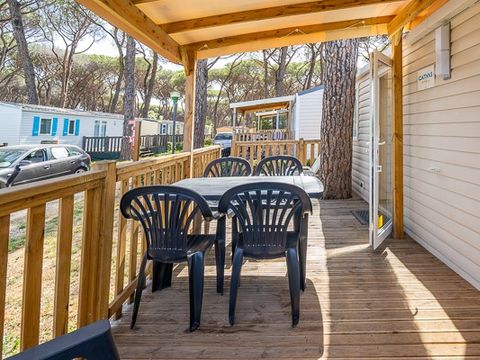 MOBILHOME 4 personnes - Comfort | 2 Ch. | 4 Pers. | Terrasse surélevée | Clim.