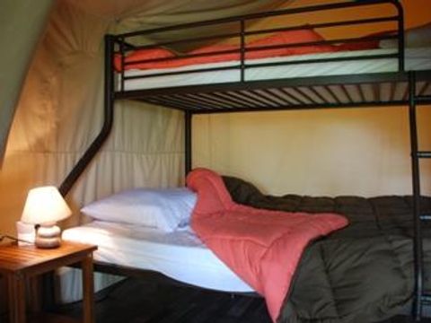 CANVAS AND WOOD TENT 5 people - SAFARI KENYA (Without sanitary facilities)