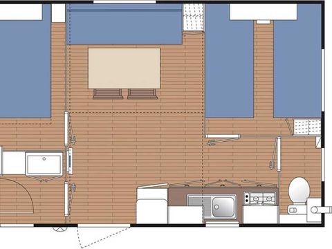 MOBILHOME 4 personnes - Le Donnant