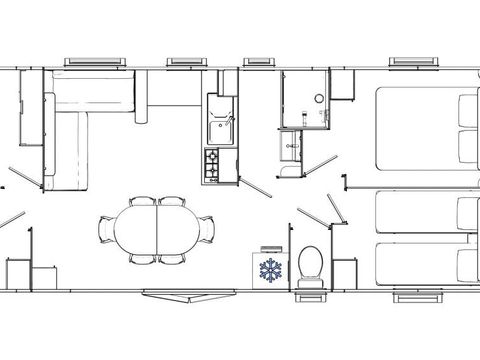 MOBILE HOME 8 people - COMFORT