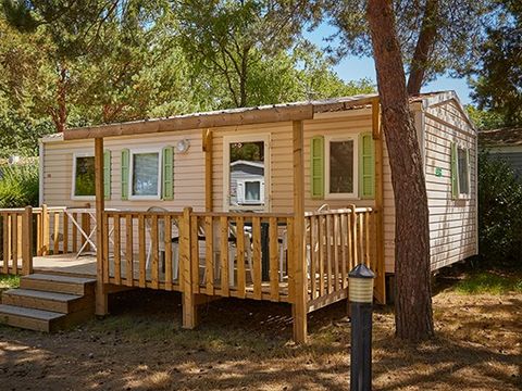 MOBILE HOME 4 people - Comfort | 2 Bedrooms | 4 Pers. | Raised terrace