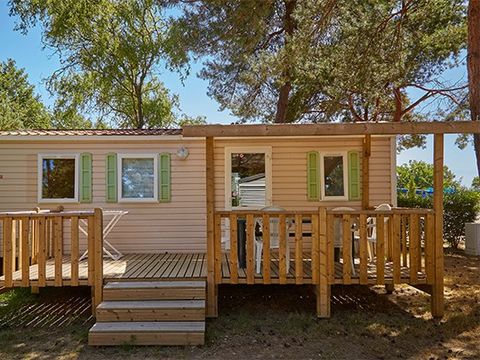 MOBILE HOME 4 people - Comfort | 2 Bedrooms | 4 Pers. | Raised terrace