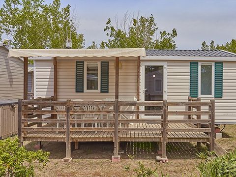 MOBILE HOME 6 people - Comfort XL | 2 Bedrooms | 4/6 Pers | Raised terrace | Air conditioning