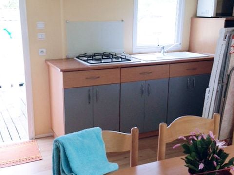 MOBILE HOME 6 people - Comfort 32m² - 3 bedrooms - Covered terrace - TV - Air conditioning