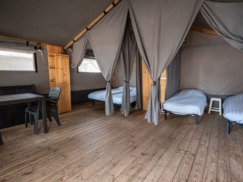 TENTE TOILE ET BOIS 4 personnes - Tente glamping Les Issambres