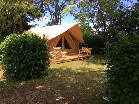 TENTE TOILE ET BOIS 4 personnes - Lodge