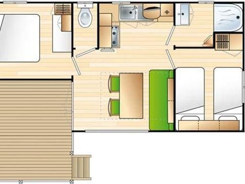 MOBILE HOME 4 people - Comfort - 2 bedrooms