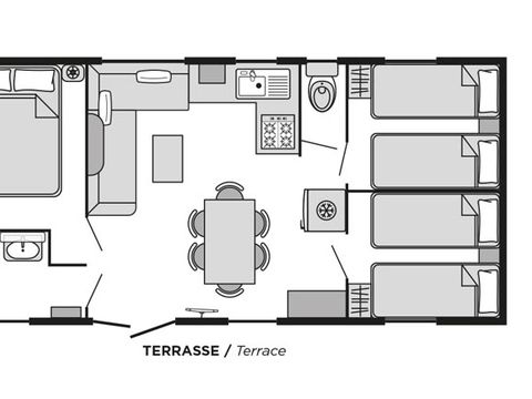 MOBILHOME 6 personnes - Nirvana CONFORT