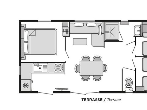 MOBILHOME 6 personnes - Bahia PREMIUM