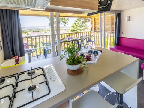 MOBILHOME 4 personnes - LUMIERE Premium ILOT - Vue sur mer