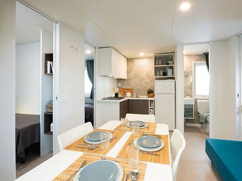 MOBILE HOME 6 people - Mobile-home | Premium | 3 Bedrooms | 6 Pers. | Raised terrace | 2 bathrooms | Air-con.