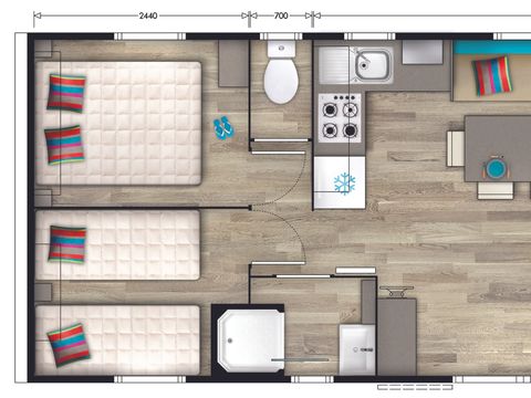 MOBILE HOME 8 people - QUATTRO