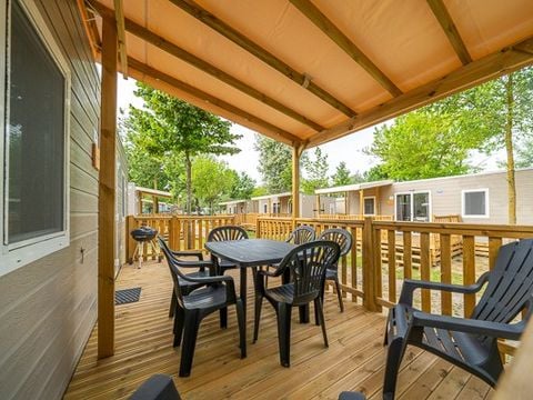 MOBILE HOME 6 people - Comfort | 3 Bedrooms | 6 Pers | Covered Terrace | Air Conditioning | TV