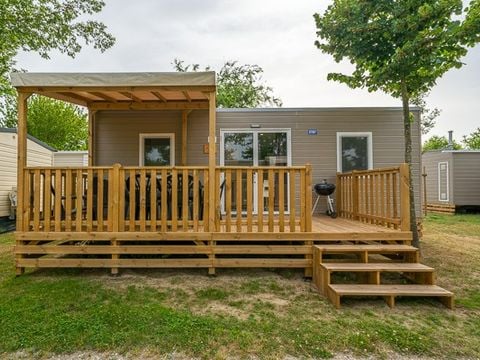 MOBILE HOME 6 people - Comfort | 3 Bedrooms | 6 Pers | Covered Terrace | Air Conditioning | TV