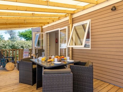 MOBILHOME 6 personnes - Mobil-home | Premium | 3 Ch. | 6 Pers. | Terrasse surélevée | Clim.