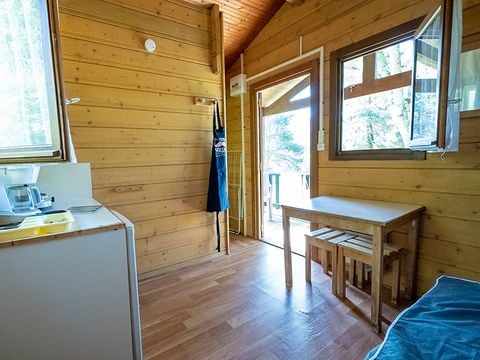 CHALET 4 people - Wooden Ecolodge (without sanitary facilities)