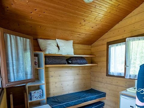 CHALET 4 people - Wooden Ecolodge (without sanitary facilities)