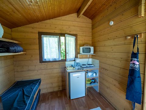 CHALET 4 people - Wooden Ecolodge (without sanitary facilities)