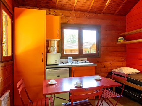 CHALET 4 people - Wooden Ecolodge (without sanitary facilities)