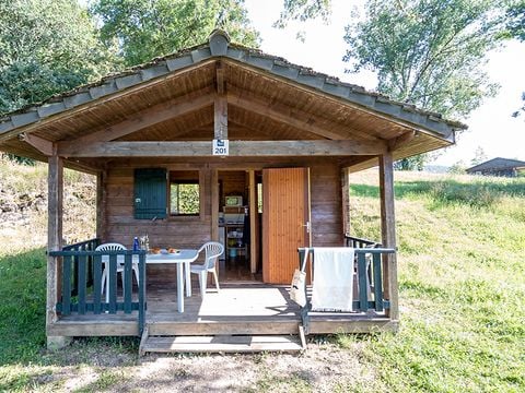 CHALET 4 people - Wooden Ecolodge (without sanitary facilities)