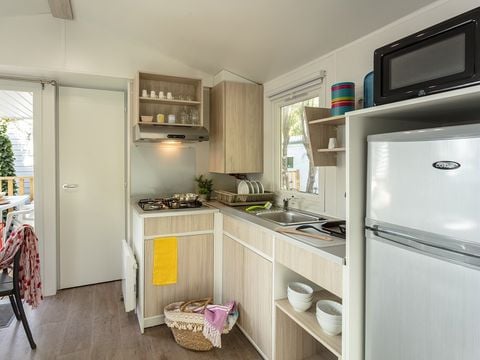 MOBILHOME 6 personnes - Comfort XL | 2 Ch. | 4/6 Pers. | Terrasse surélevée | Clim.