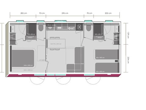 MOBILHOME 4 personnes - CYPRES