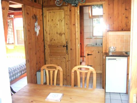 CHALET 6 people - Chalet Mezzanine Cosy Small 3 Rooms 4/6 People + TV