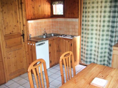 CHALET 6 people - Chalet Mezzanine Cosy Small 3 Rooms 4/6 People + TV