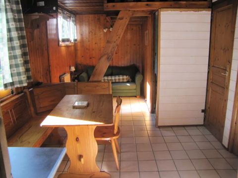 CHALET 6 people - Chalet Mezzanine Cosy Small 3 Rooms 4/6 People + TV