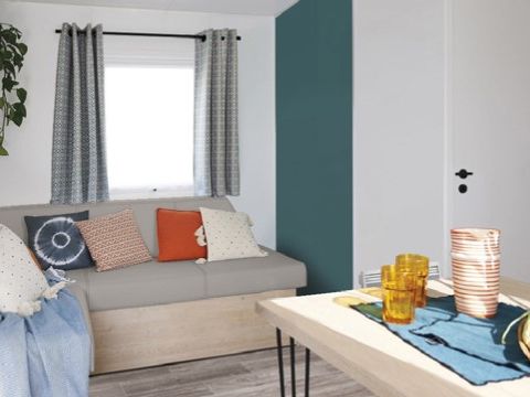 MOBILHOME 6 personnes - Mobil-home PREMIUM 32m² - 3 chambres - TV - lave-vaisselle - climatisation - terrasse -