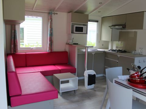 MOBILE HOME 4 people - Comfort 27m² with terrace 2 bedrooms + TV