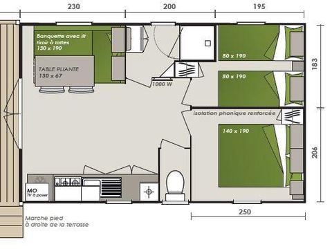 MOBILE HOME 4 people - IRM Loggia Bay (2 rooms)