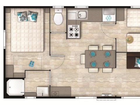 MOBILE HOME 6 people - Modulo 30m² (30m²)