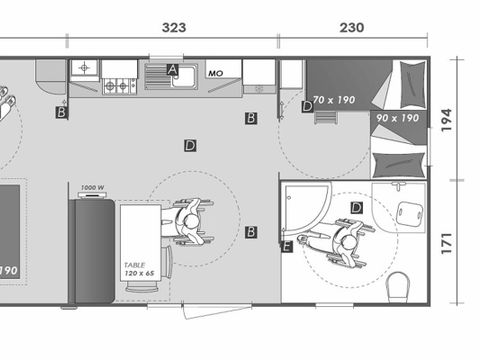 MOBILE HOME 4 people - The Maximus - PMR