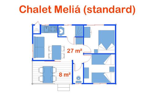 CHALET 6 people - Melia Cottage