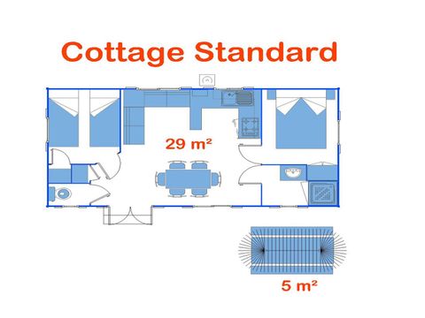 MOBILE HOME 6 people - Standard Cottage