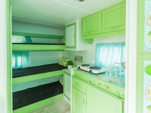 CARAVANE 5 personnes - Verde Mint, sans sanitaires