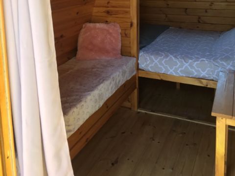 CHALET 2 people - WOODEN CABIN without sanitary facilities