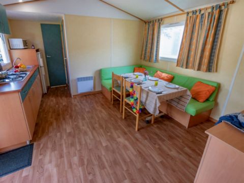 MOBILHOME 4 personnes - CLASSIQUE TERRASSE COUVERTE 27M² dim/dim