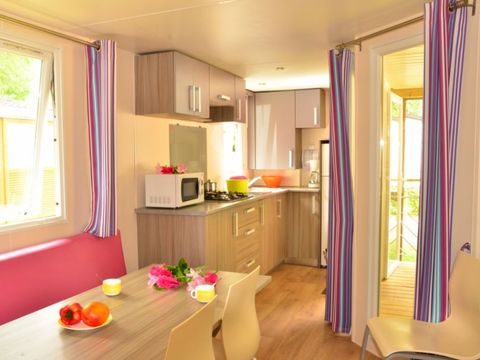 MOBILHOME 6 personnes - CONFORT TERRASSE COUVERTE 29M² dim/dim